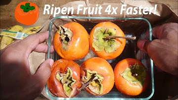 How To Ripen Fruit 4x Faster! Using Natural Ethylene Gas