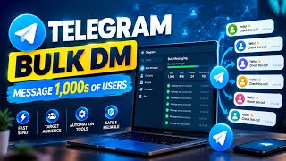 Telegram Bulk DM Software | Send Messages to Thousands of Users screenshot 3