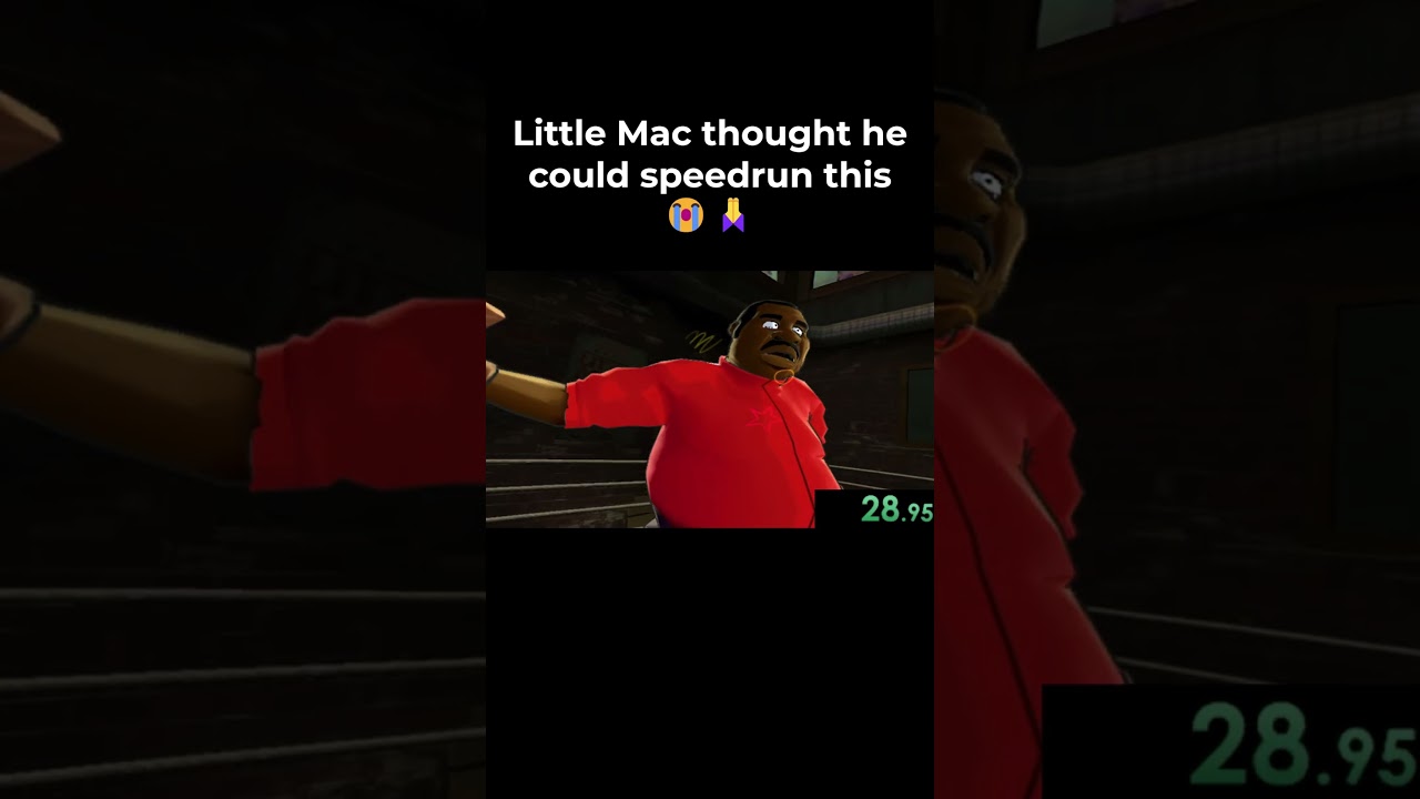 Little Mac thought he could speedrun this 😭🙏 