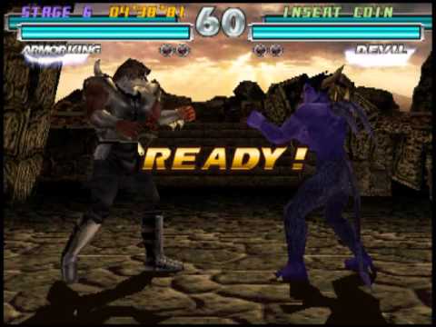 Tekken Tag 1 ( Arcade Ver. ) - Armor King / Heihachi Playthrough ( Mar 23, 2016 )