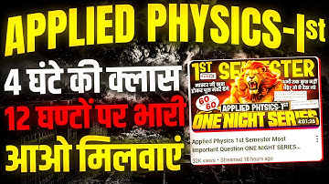 POLYTECHNIC 1ST SEMESTER APPLIED PHYSICS-IST PAPER #astechnic