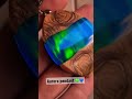 Northern lights pendant  shorts handmadegifts handmadejewelry