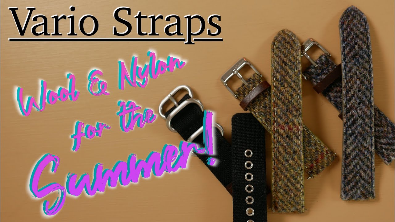 Vario Cordura & Harris Tweed Herringbone Watch Straps | Wool & Nylon for the Summer! | Take Time