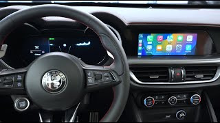 How to connect Apple CarPlay to Alfa Romeo Stelvio Multimedia System 2024