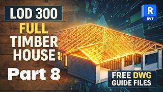 Timber Framed House in Revit | Roof Sheeting