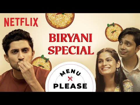 Which Is India's Best Biryani ft Shayan Roy Srishti Dixit Menu Please Year End Special
