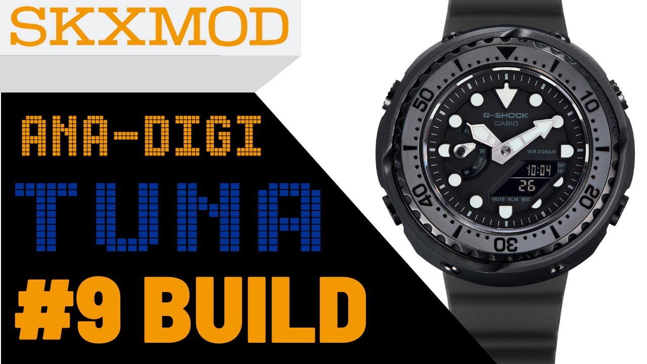 SKXMOD] #9 Ana-Digi Tuna Completed Build