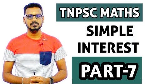 TNPSC MATHS | SIMPLE INTEREST | PART-7 | KRISHOBA ACADEMY