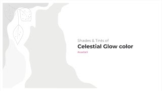 Shades & Tints of Celestial Glow color #eaebe9 A Cool Grey color #d0d0cf #b6b6b5 #ecedeb #eeefed screenshot 3