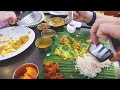 If you love Indian Food you'd want to watch this Banana Leaf Vegetarian Lunch Set