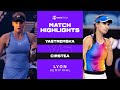 Dayana Yastremska vs. Sorana Cirstea | 2022 Lyon Semifinals | WTA Match Highlights