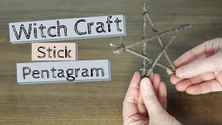 WitchCraft Stick Pentagram