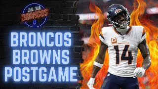 Denver Broncos vs. Cleveland Browns Monday Night Postgame Show