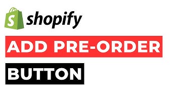 How to Add a Pre-Order Button on Shopify