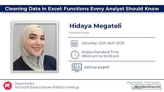 Cleaning Data in Excel: Functions Every Analyst Should Know with Hidaya Megateli