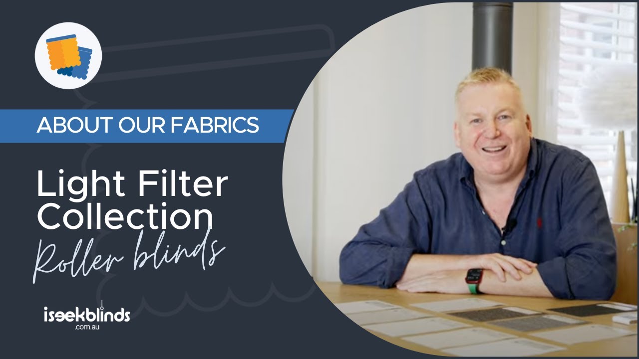iSeekBlinds Light Filtering Roller Blind Fabric Collection 2023/24