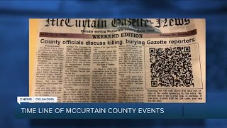 Time Line of McCurtain County Events