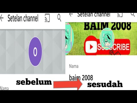 cara membuat banner youtube dan cara memasangnya