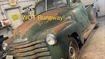 1950 Chevy 3100 FIRST START in 35+ years! Will it run? *RunAway*