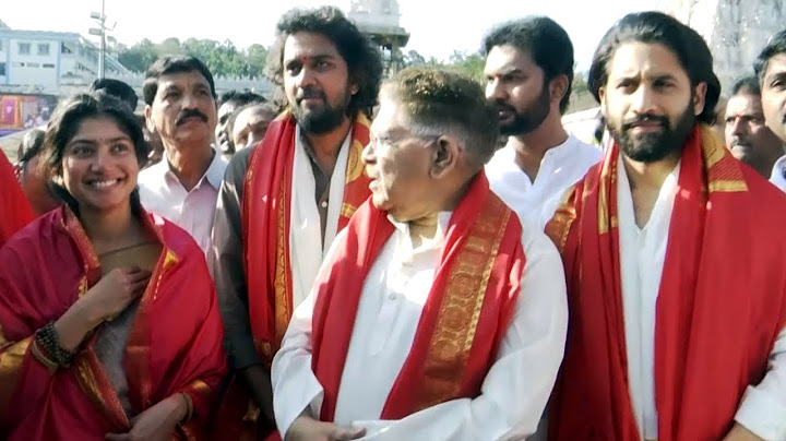 Naga Chaitanya, Sai Pallavi and Thandel Team Visits Tirumala | Allu Aravind | Chandoo
