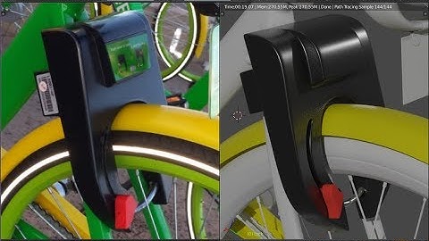 Modeling A Bicycle With Blender - Modeling A Rear Wheel  Bicycle Lock Using Reference Photos
