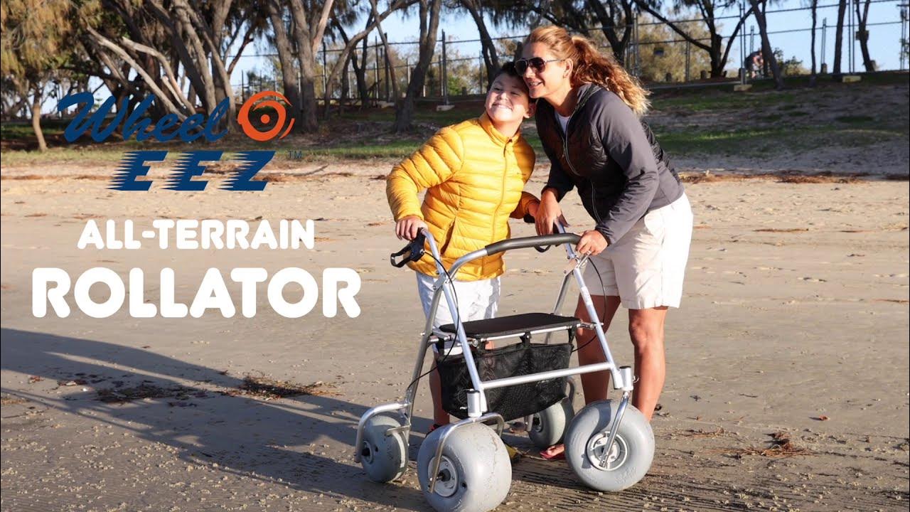 Wheeleez™ AllTerrain/ Beach Rollator YouTube