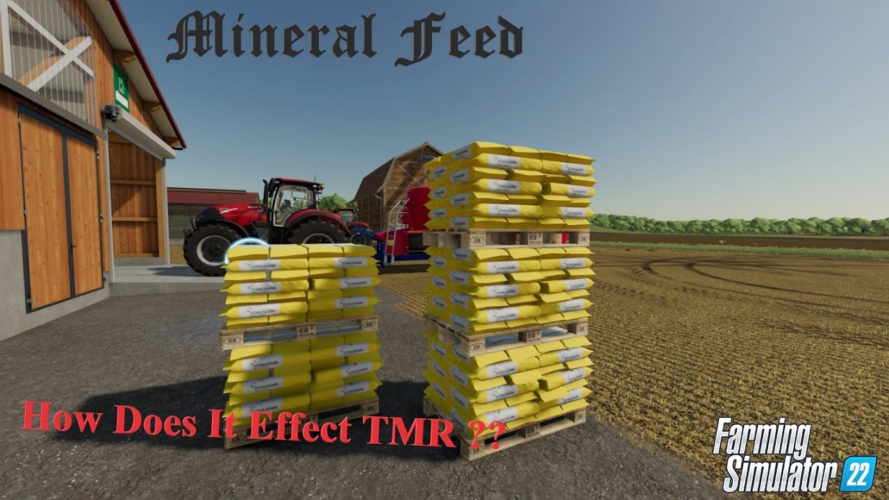 What Does Mineral Feed Do For TMR Farming Simulator 22 YouTube