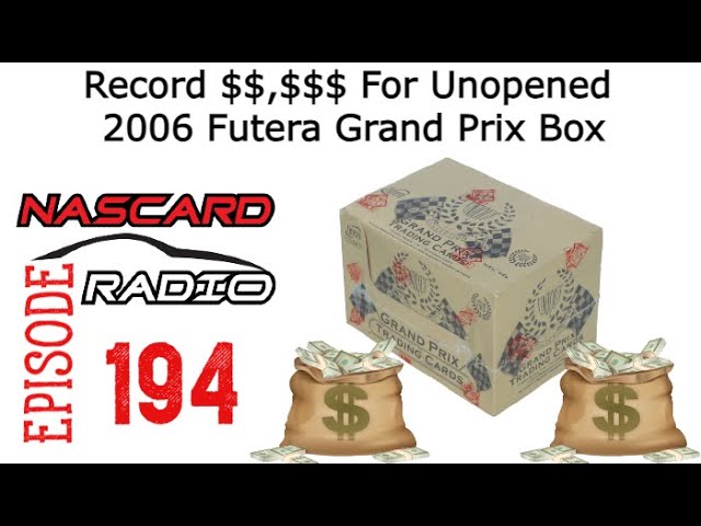 Record Price Paid For Unopened 2006 Futera Grand Prix Racing Box