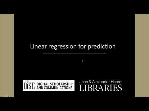 028b What is linear regression?