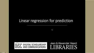 028b What is linear regression?