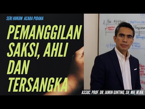 Video: Cara Memanggil Saksi Ke Mahkamah