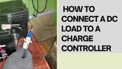 How to connect a DC load to a charge controller #solarchargecontroller #dcload #dc #diysolar