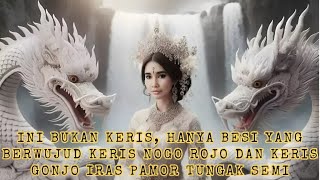 Ini Bukan Keris, Hanya Besi Yang Berwujud Keris Nogo Rojo Dan Keris Gonjo Iras Pamor Tungak Semi