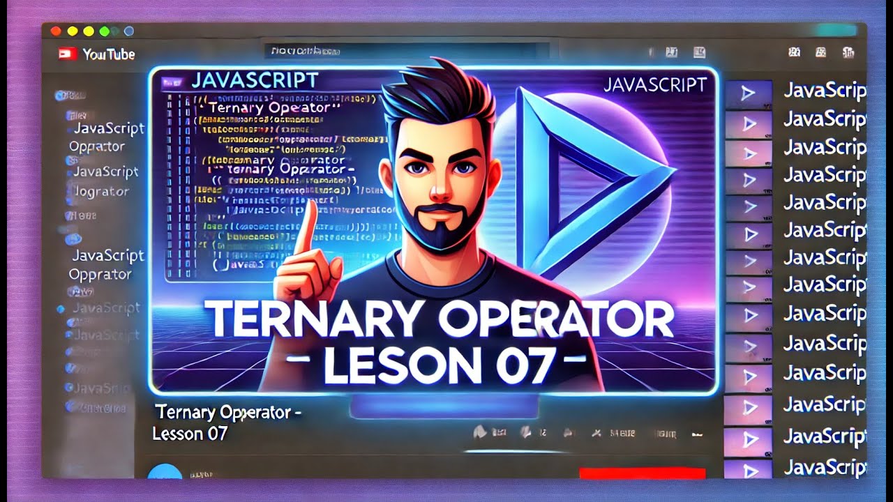 Ternary Operator in Javascript || lecture 07 || #coding #javascript ...