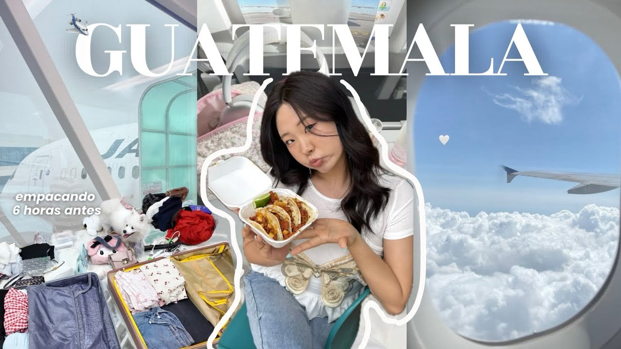VLOG🎀 Adios Corea😔 HOLA GUATEMALA🇬🇹: aeropuerto + vuelos, tacos, house tour, cafes aesthetic☕️