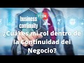 ITSM RD - ¿Cuál es mi rol dentro de la Continuidad del Negocio?