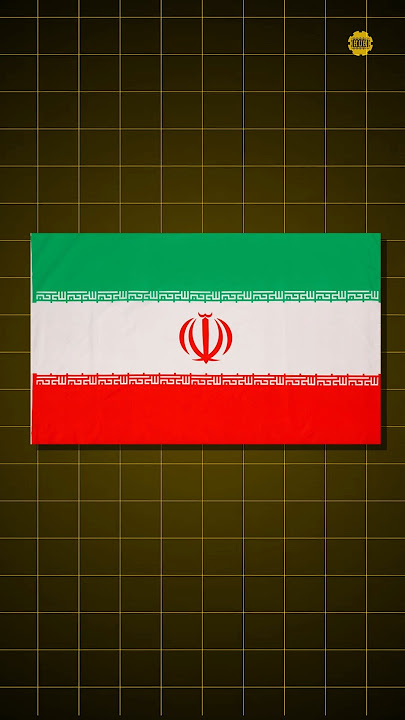 Explaining the official flag of IRAN #flag #iran #ytshorts