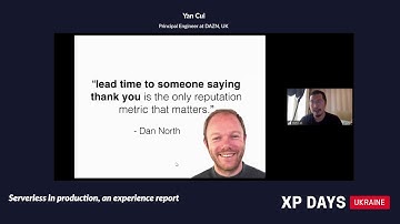 Serverless in production, an experience report (Yan Cui, UK) [EN]