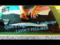 #7 OF 16 | LAYOUT FULL-SIZE | Quilt a Nighttime Landscape | Zazu&#39;s Stitch Art