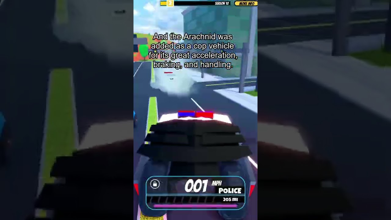 Did You Know This about the Torpedo and the Arachnid in Jailbreak? (Roblox)