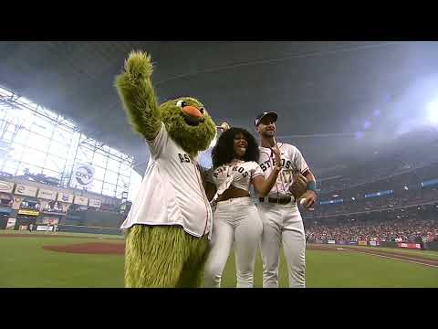 A Savage First Pitch At Astros Opening Day From Megan Thee Stallion!