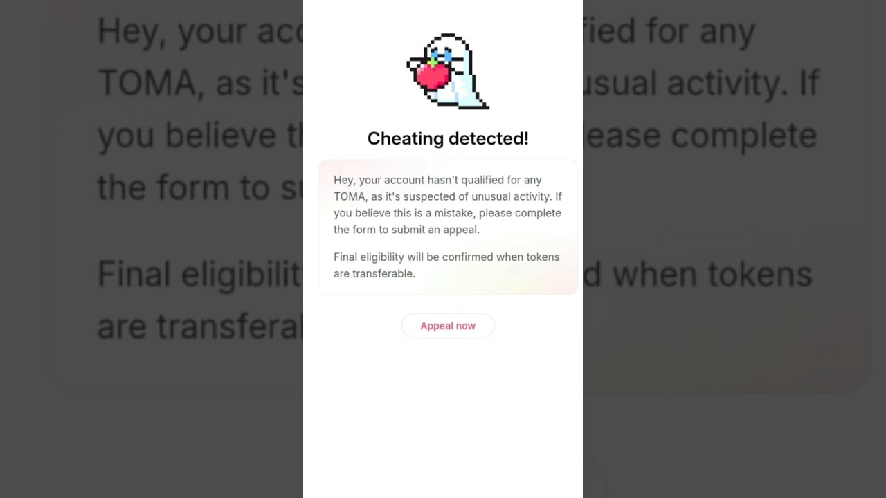 Tomarket Airdrop CHEATING DETECTED APPEAL NOW Solution and Airdrop Allocation Check
