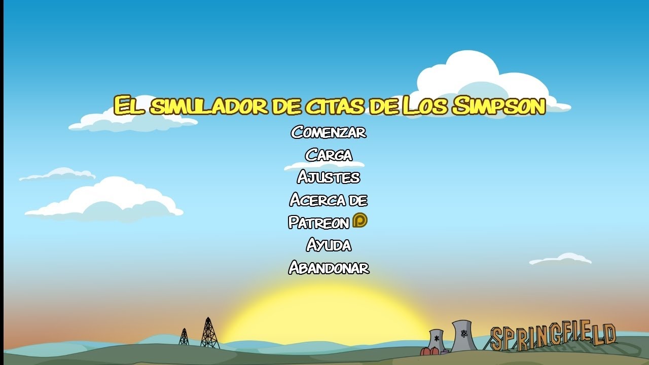 THE SIMPSONS DATING SIM [V0.13.0] EN ESPAÑOL PARA ANDROID - YouTube