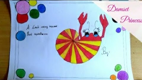 Wanna know how to draw a hermit crab using square root spiral , then check out this video
