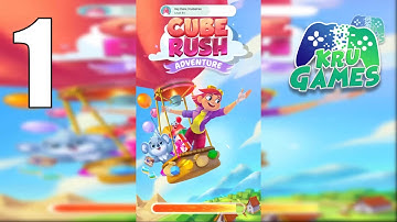 Cube Rush Adventure Gameplay Walkthrough #1 (Android, IOS)