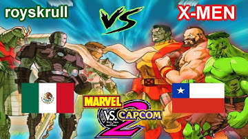 Marvel vs Capcom 2: New Age of Heroes - royskrull vs X-MEN
