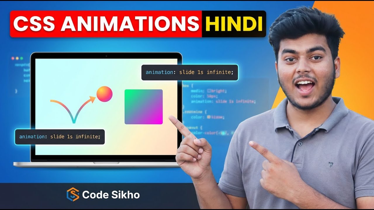 CSS Animations & Transitions Explained in Hindi | Complete Guide for ...