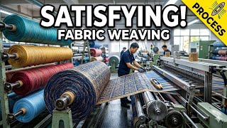 From Thread to Trend: The Satisfying Process of Making Fabric!