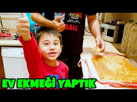 EV EKMEĞİ YAPTIK ÇOK LEZZETLİ OLDU! | EGEMEN KAAN İLE EVDE EKMEK YAPIYORUZ #EVDEKAL