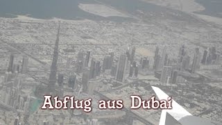 Abflug aus Dubai Oktober 2014